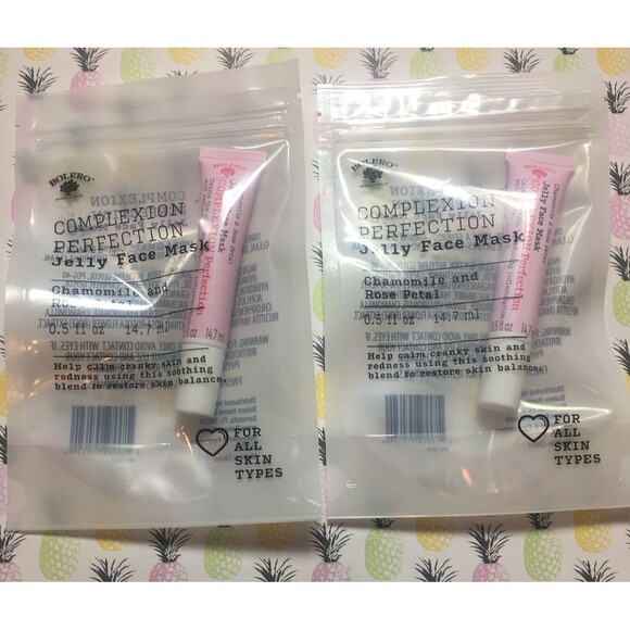 BOLERO Beverly Hills Complexion Perfection Jelly Face Mask Chamomile RosePetal 2 - Picture 1 of 3